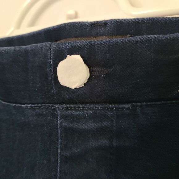 Betabrand Dark Indigo Straight Leg Yoga Denim Pants sz M - Picture 4 of 6